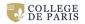 logo Collège de Paris